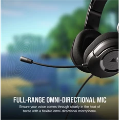 Corsair HS35 v2 vezetékes carbon gamer headset
