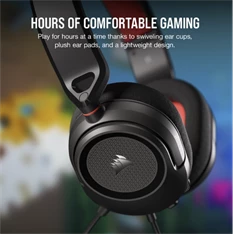 Corsair HS35 v2 vezetékes carbon gamer headset