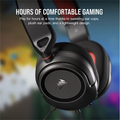 Corsair HS35 v2 vezetékes carbon gamer headset