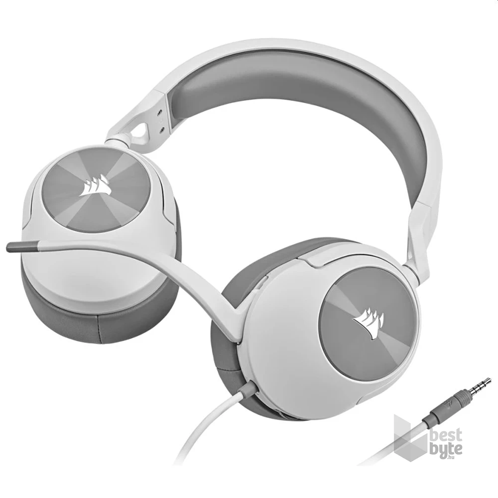 Corsair HS55 Stereo fehér gamer headset