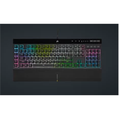 Corsair K55 RGB PRO XT US vezetékes fekete gamer billentyűzet