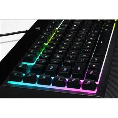 Corsair K55 RGB PRO XT US vezetékes fekete gamer billentyűzet
