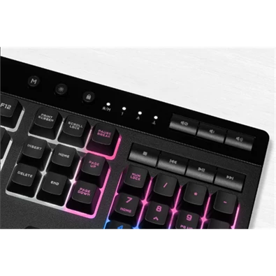 Corsair K55 RGB PRO XT US vezetékes fekete gamer billentyűzet