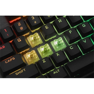Corsair K60 RGB PRO CHERRY VIOLA Mechanikus Gamer billentyűzet