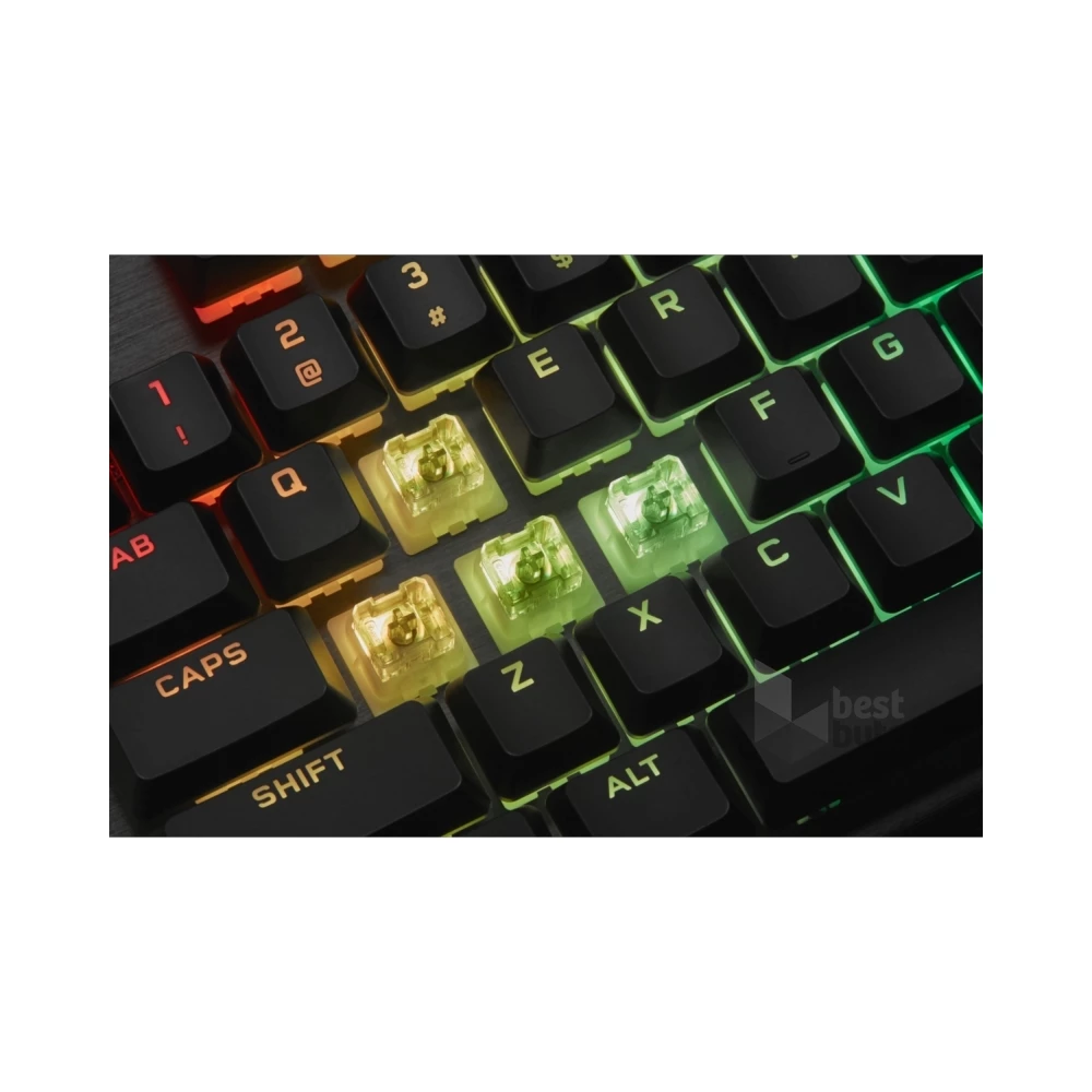 Corsair K60 RGB PRO CHERRY VIOLA Mechanikus Gamer billentyűzet