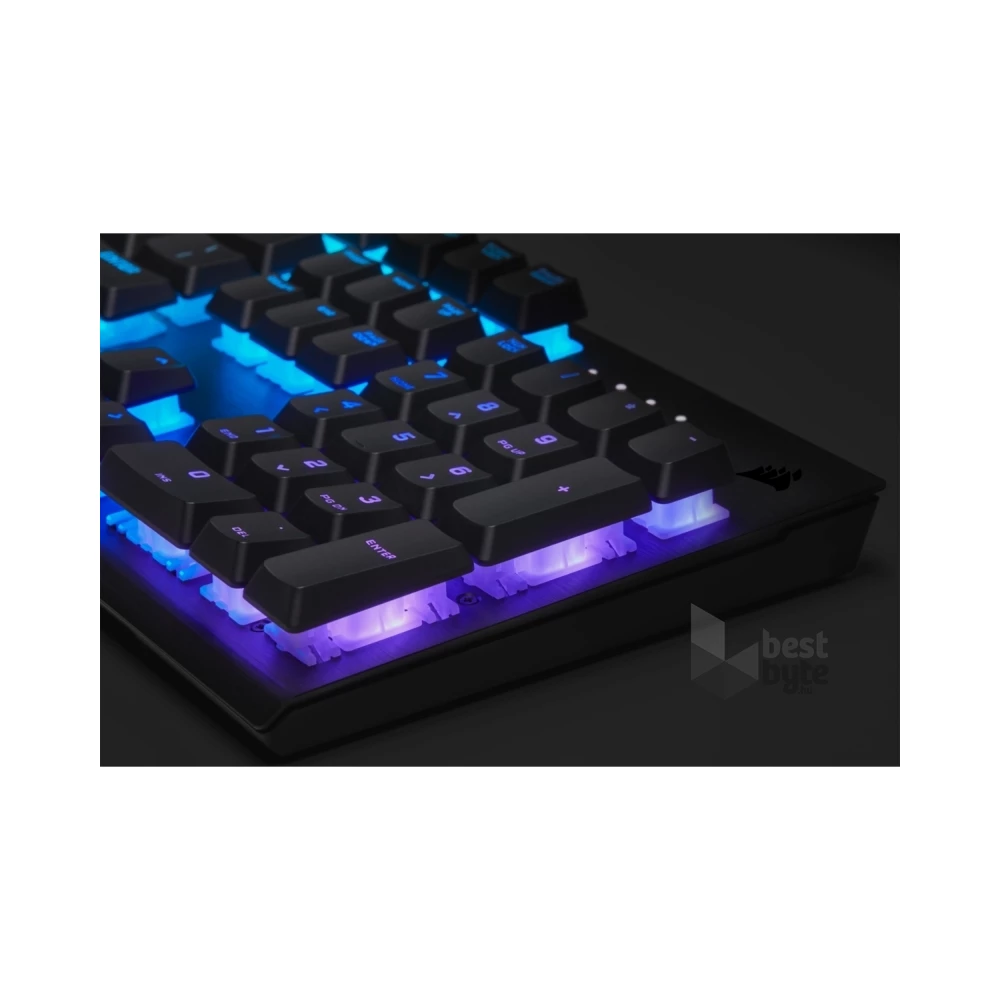 Corsair K60 RGB PRO CHERRY VIOLA Mechanikus Gamer billentyűzet