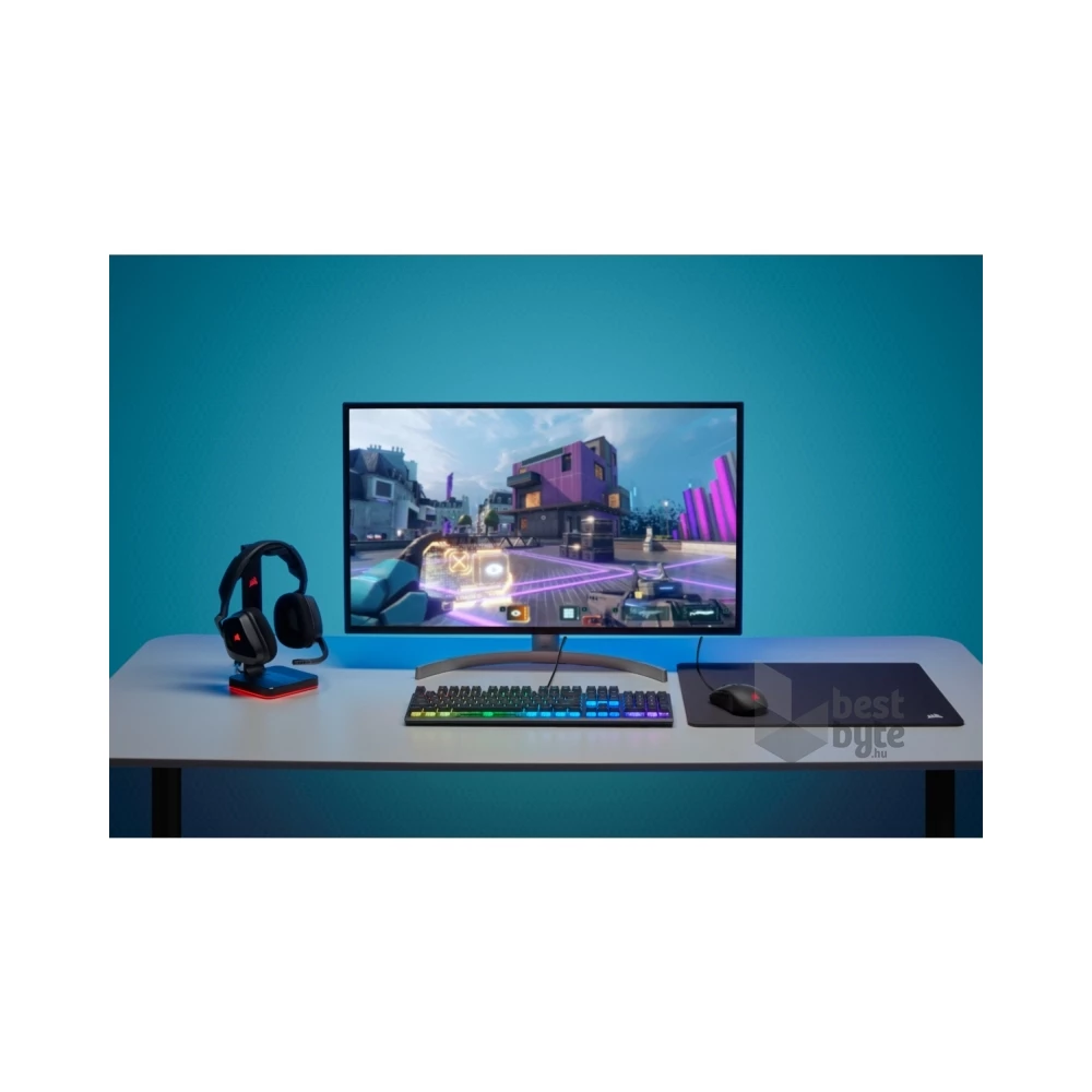 Corsair K60 RGB PRO CHERRY VIOLA Mechanikus Gamer billentyűzet