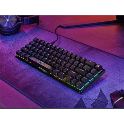 Corsair K65 PRO MINI RGB 65% vezetékes optikai-mechanikus szürke gamer billentyűzet