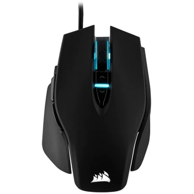 Corsair M65 ELITE RGB Fekete 18000DPI Gamer egér