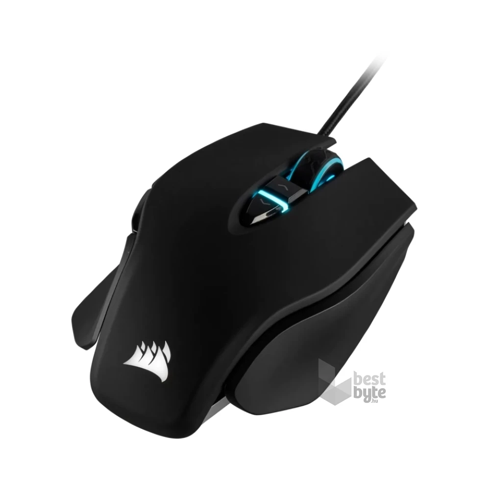 Corsair M65 ELITE RGB Fekete 18000DPI Gamer egér