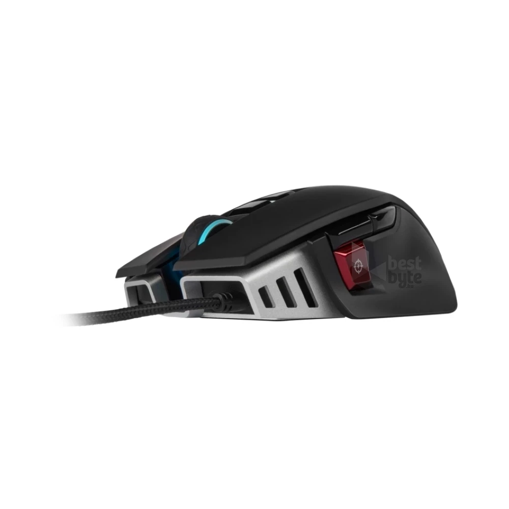 Corsair M65 ELITE RGB Fekete 18000DPI Gamer egér
