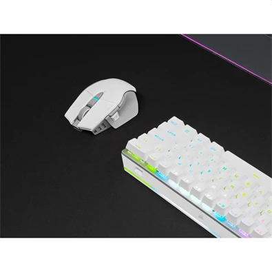 Corsair M65 RGB Ultra vezeték nélküli fehér gamer egér
