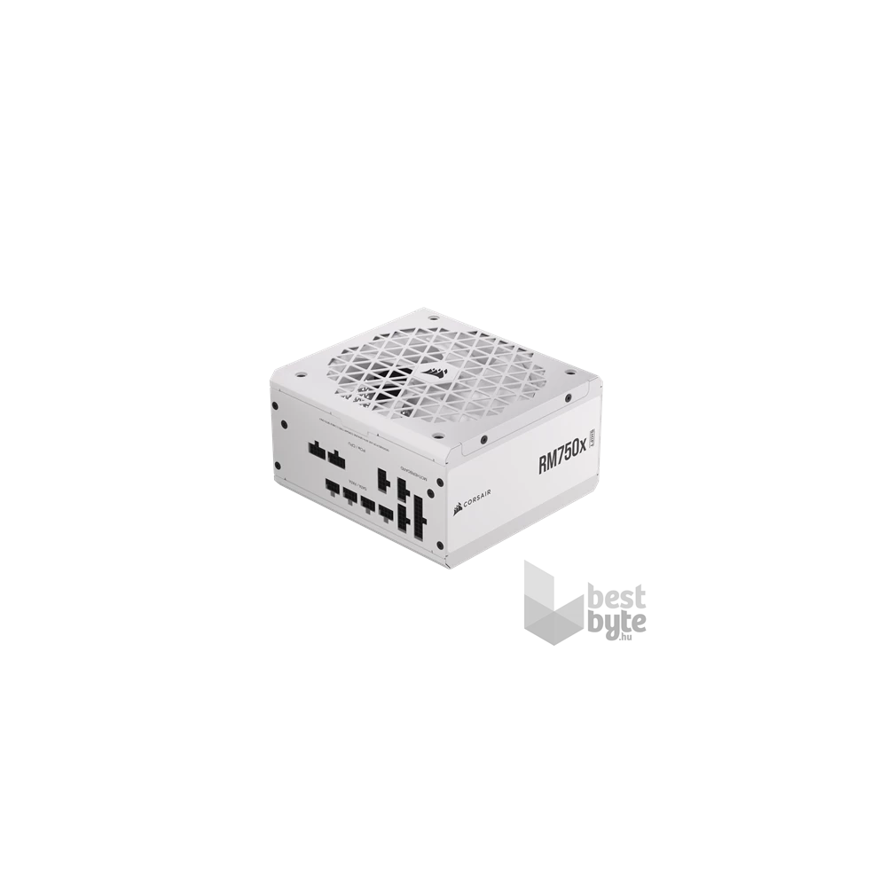 Corsair RM750x Shift White 750W 80+ Gold ventillátorral moduláris tápegység