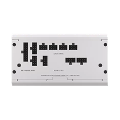 Corsair RM750x Shift White 750W 80+ Gold ventillátorral moduláris tápegység