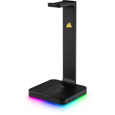 Corsair ST100 RGB 7.1 hangkártyával prémium fejhallgató állvány