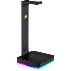 Corsair ST100 RGB 7.1 hangkártyával prémium fejhallgató állvány