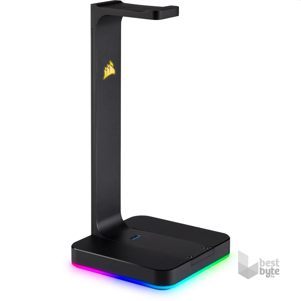 Corsair ST100 RGB 7.1 hangkártyával prémium fejhallgató állvány