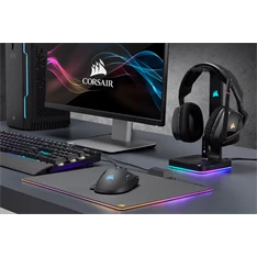 Corsair ST100 RGB 7.1 hangkártyával prémium fejhallgató állvány