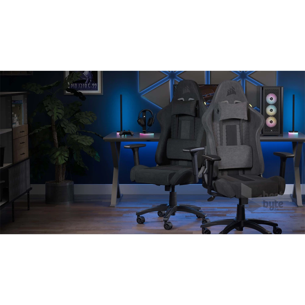 Corsair TC100 RELAXED fekete műbőr gamer szék