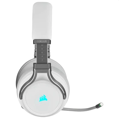 Corsair VIRTUOSO RGB vezeték nélküli fehér gamer headset