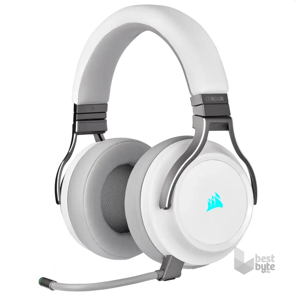 Corsair VIRTUOSO RGB vezeték nélküli fehér gamer headset