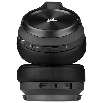 Corsair VIRTUOSO XT RGB vezeték nélküli metálszürke gamer headset