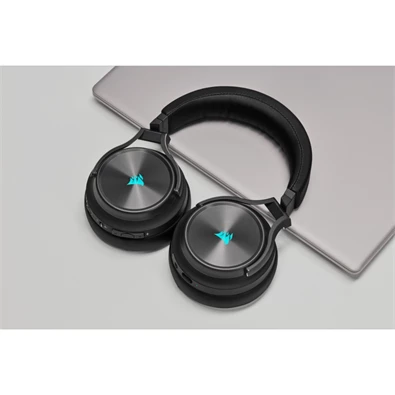 Corsair VIRTUOSO XT RGB vezeték nélküli metálszürke gamer headset