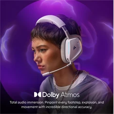 Corsair VOID v2 Dolby Atmos fehér vezeték nélküli gamer headset