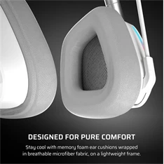 Corsair VOID v2 Dolby Atmos fehér vezeték nélküli gamer headset