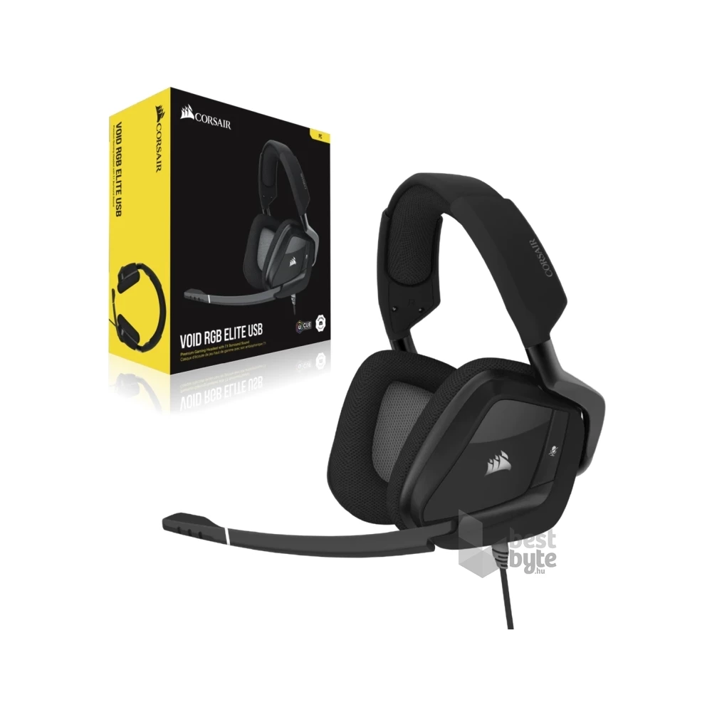 Corsair Void ELITE RGB Carbon gamer headset