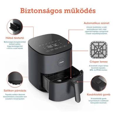 Cosori CAF-L501-KEU Pro 4,7 L forrólevegős sütő