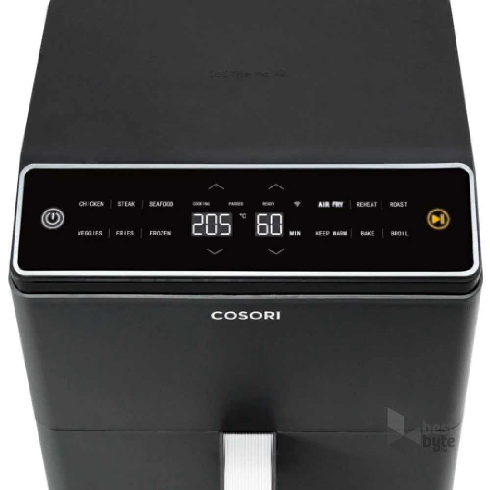 Cosori CAF-P681S-KEUR Dual Blaze sötétszürke 6,4 L forrólevegős sütő