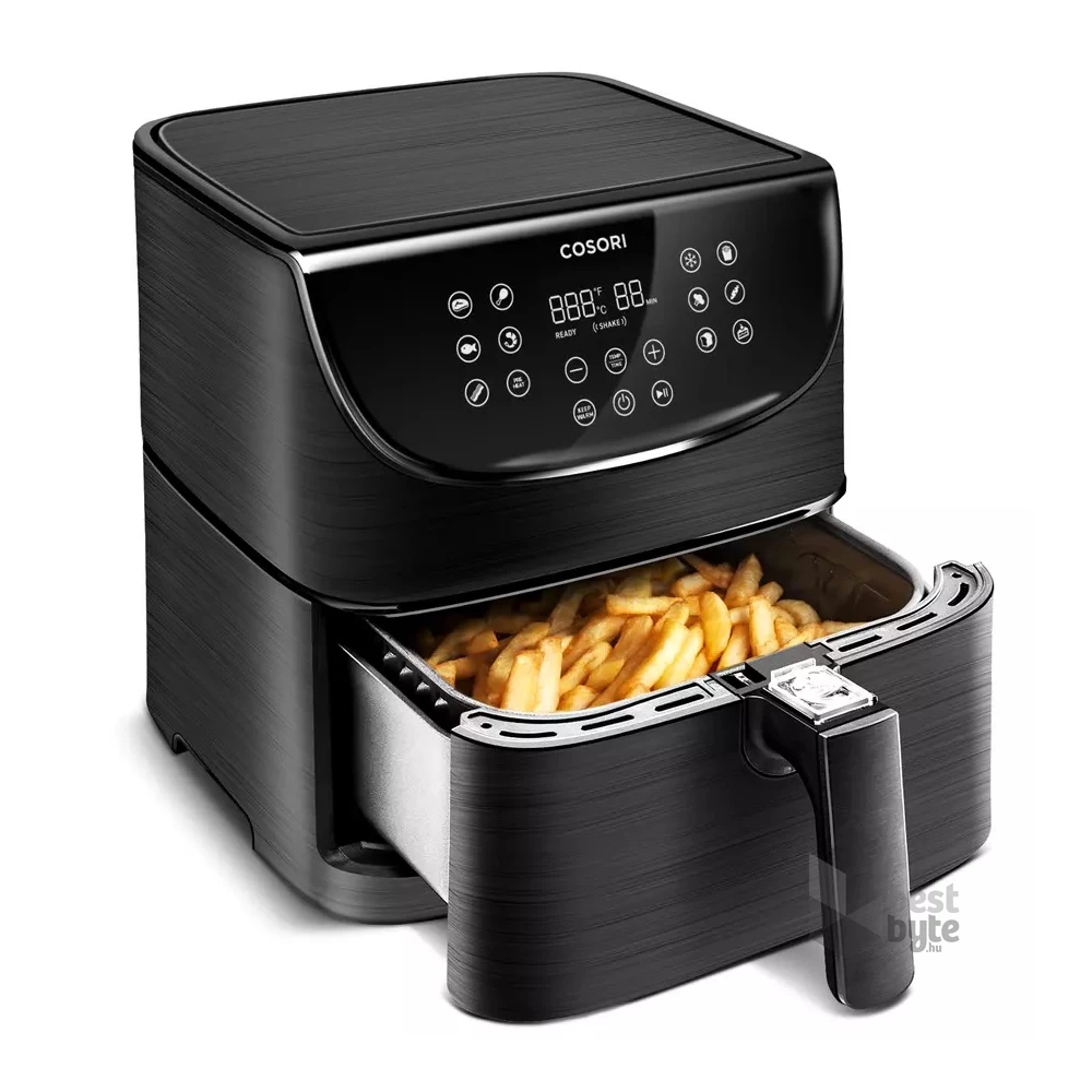 Cosori CP158-AF-RXB Premium fekete 5,5 L forrólevegős sütő
