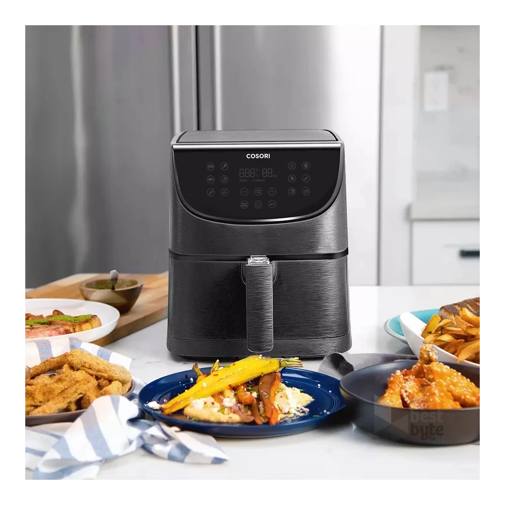 Cosori CP158-AF-RXB Premium fekete 5,5 L forrólevegős sütő