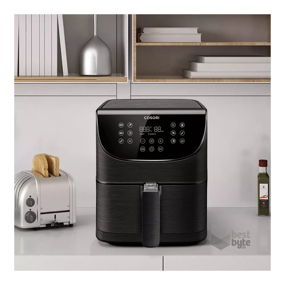 Cosori CP158-AF-RXB Premium fekete 5,5 L forrólevegős sütő