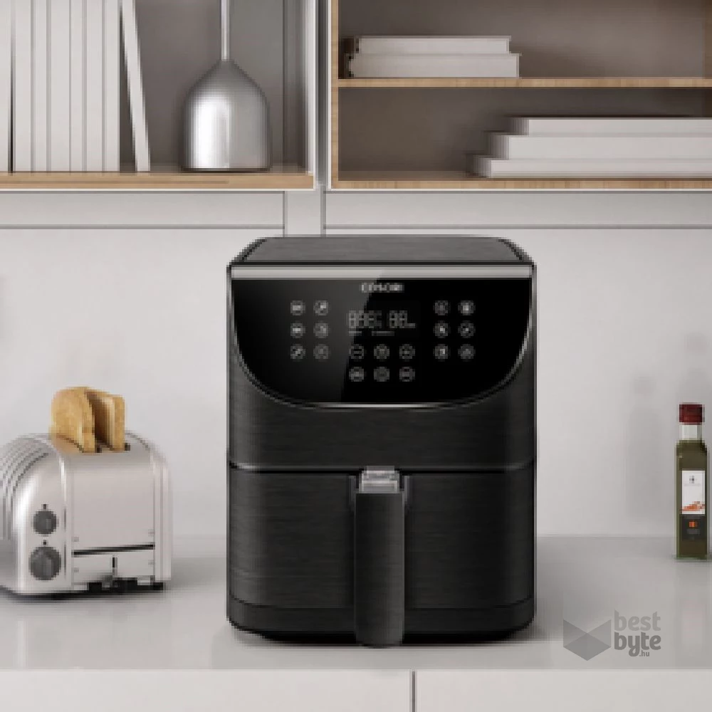 Cosori CP158-AF-RXB Premium fekete 5,5 L forrólevegős sütő