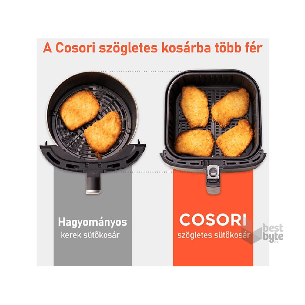Cosori CP158-AF-RXR Premium piros 5,5 L forrólevegős sütő