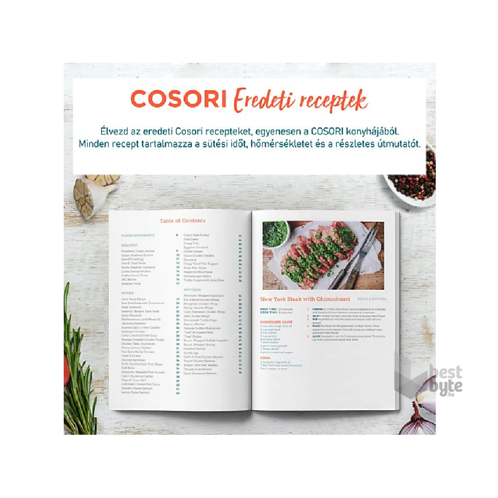 Cosori CP158-AF-RXR Premium piros 5,5 L forrólevegős sütő