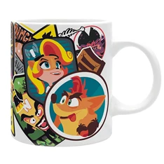 Crash Bandicoot "Sticker Crash" 320ml bögre