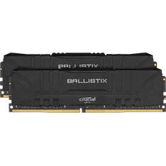 Crucial 16GB/3000MHz DDR-4 Ballistix fekete (Kit! 2db 8GB) (BL2K8G30C15U4B) memória