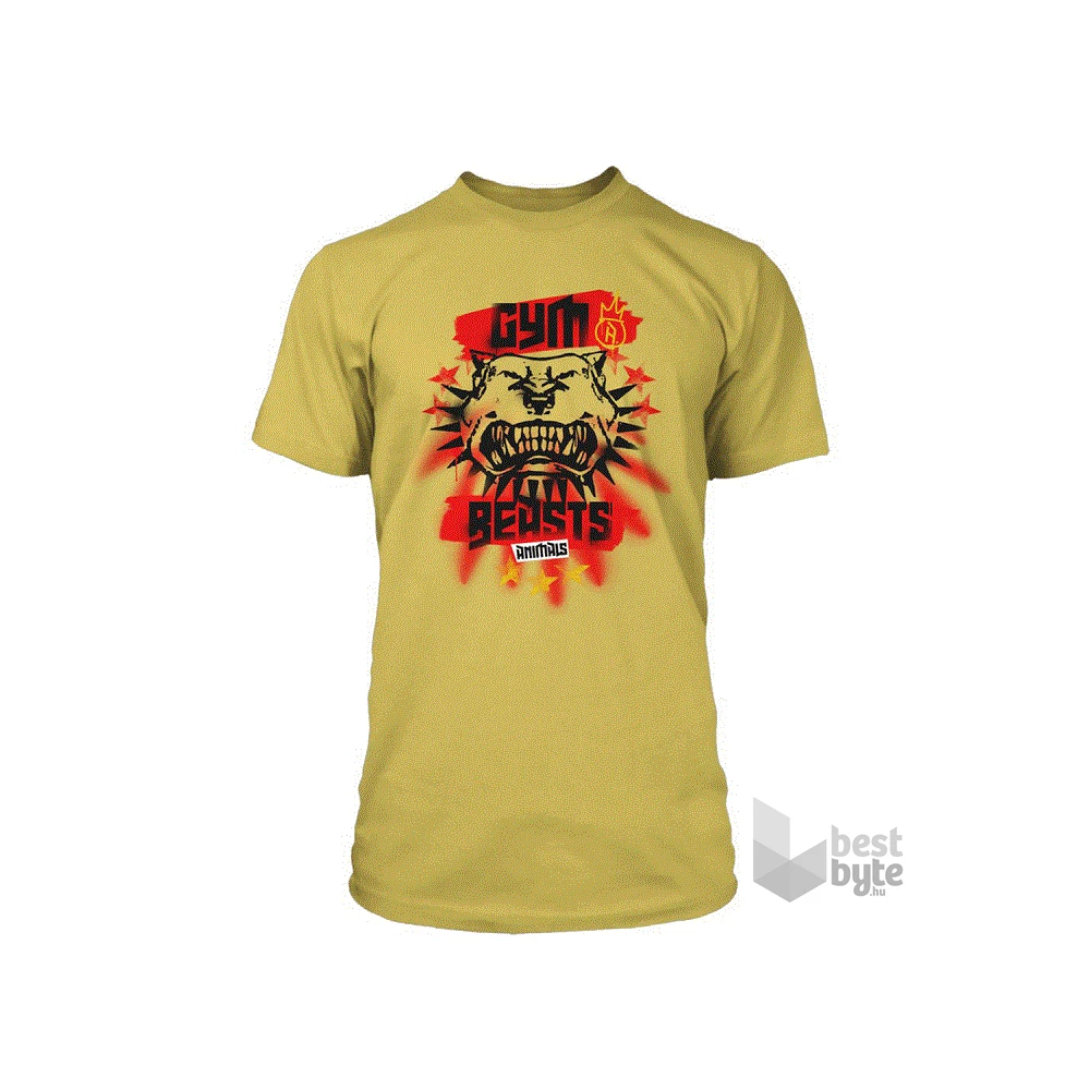 Cyberpunk 2077: Gym Beast Premium M méretű sárga póló