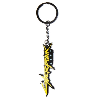 Cyberpunk 2077: Logo fém kulcstartó