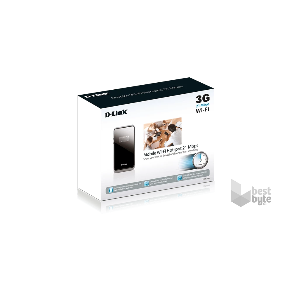 D-Link DWR-730 HSPA+ 3G 21Mbps Hordozható mobil router