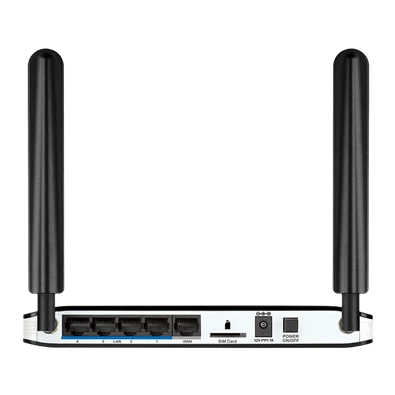 D-Link DWR-921/E 4port FE LAN LTE Router SIM kártya foglalattal
