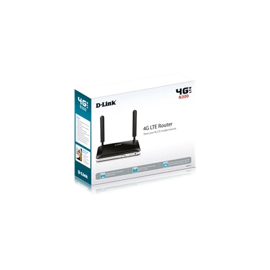 D-Link DWR-921/E 4port FE LAN LTE Router SIM kártya foglalattal