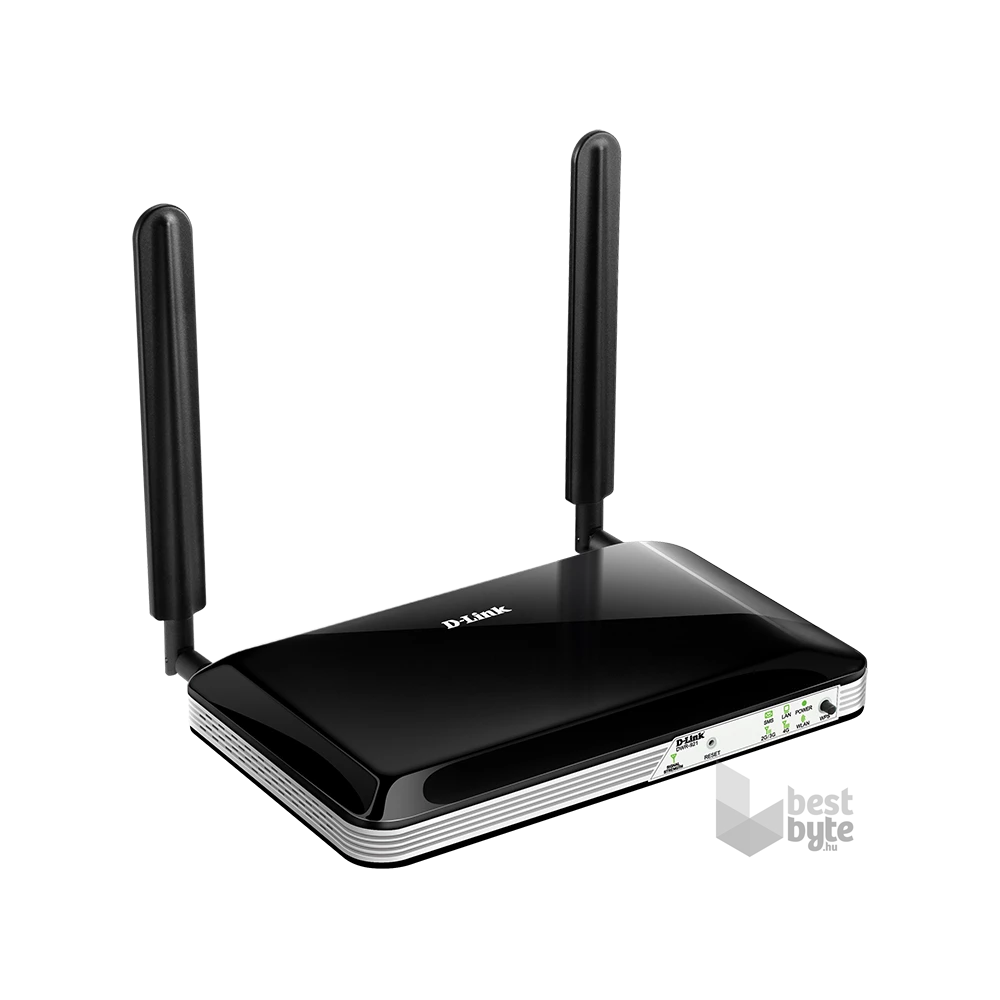 D-Link DWR-921/E 4port FE LAN LTE Router SIM kártya foglalattal
