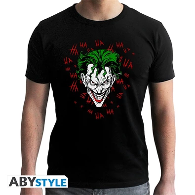 DC Comics "Joker Killing Joke" fekete férfi póló, XL méret