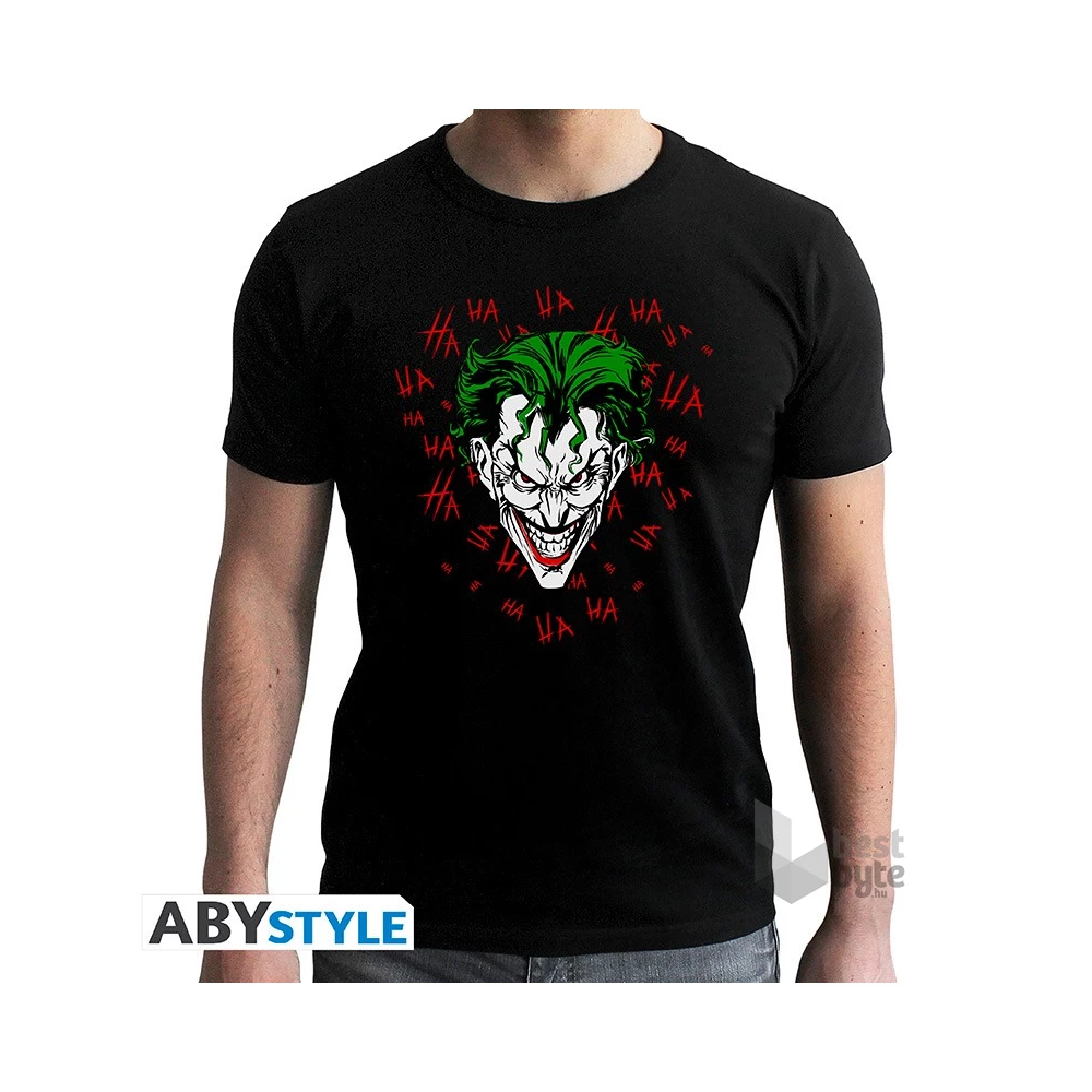 DC Comics "Joker Killing Joke" fekete férfi póló, XL méret