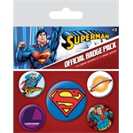 DC Comics Superman Retro kitűző csomag