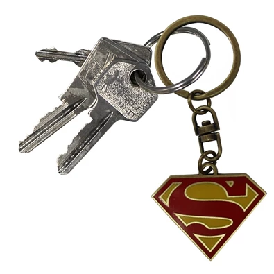 DC Comics Superman logós fém kulcstartó